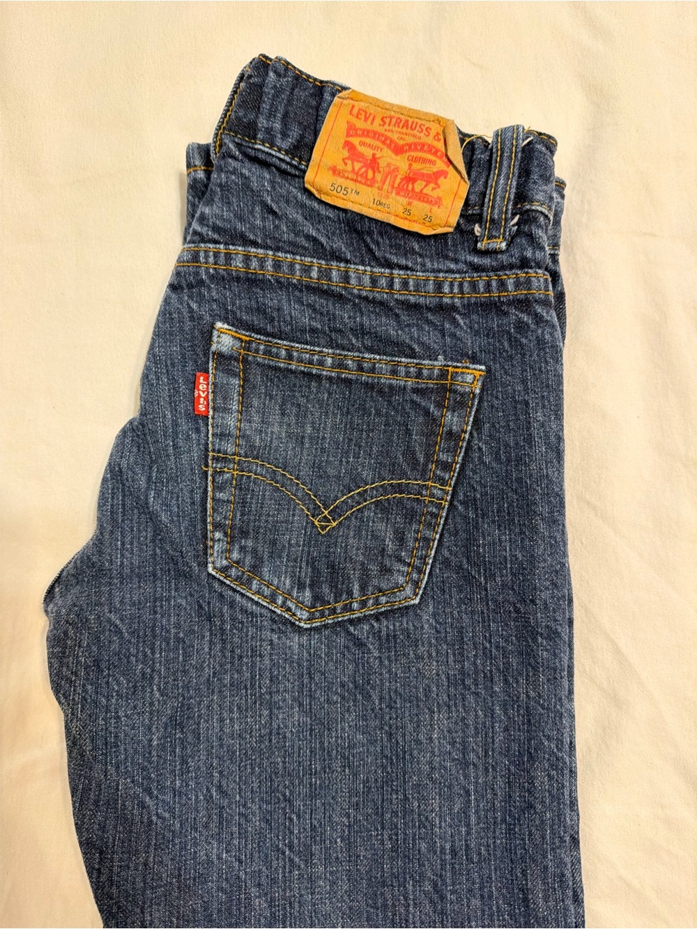 Levi’s 505 Regular Girls Jeans – Size 10 Regular (W25 x L25)